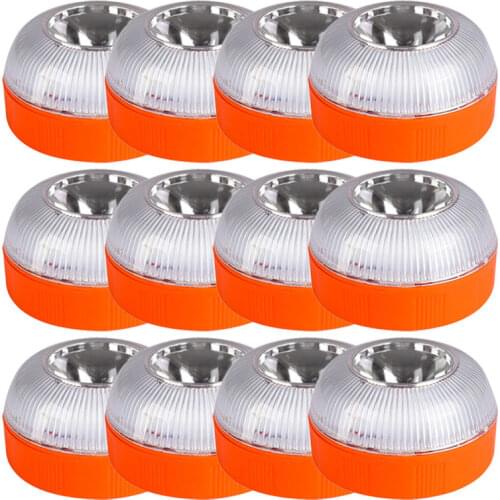 Magnetic 2 Mode Strobe Yellow Warning Lights Multi-function Flash Light Rechargeable Led Emergency Lights For Cars Lighting