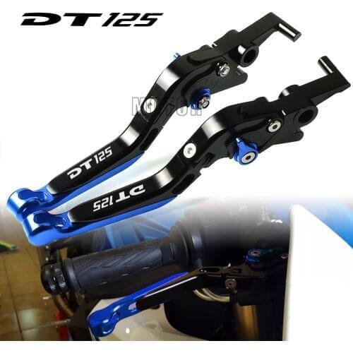 Motorcycle Accessories Brake Clutch Levers handle Foldable Adjustable For Yamaha DT125R 2000-2004 2001 2002 2003 DT 125R 125 R