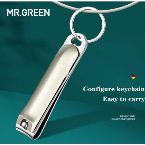 MR.GREEN Germany Nail Clippers Imported Stainless Steel Portable Nail Clippers For Single Household Oblique/Flat Nail Clippers