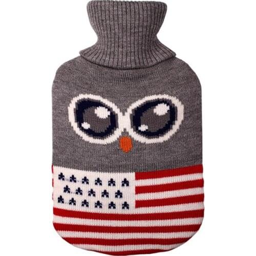 New Knit Cover Only for 2000ml Water-filled Hot Water Bottle Bag Handwarmer Thermal Pack SCI88