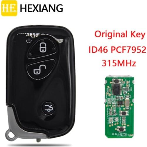 HE Xiang Original Remote Control Smart Car Key For BYD F3 F0 L3 G3 S6 E6 M6 S7 315MHz ID46 Chip Replacement Promixity Card