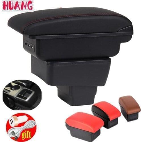 For mazda CX-3 Armrest 2018 For mazda 2 skyactiv version cx3 CX-3 Car Armrest Storage box car accessories Charging with USB