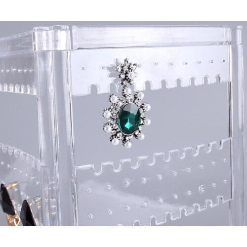 Jewelry Display Stand Holder Lady Necklace Stud Earrings Display Stand Hole Showcase Jewelry Display Rack Organizer Accessories