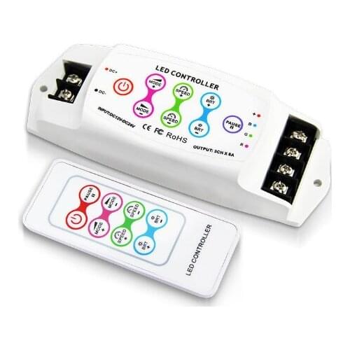 DC12V DC24V full-color led RGB light controller