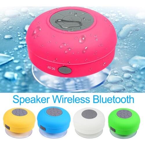 Waterproof Wireless Speakers Hands Free Portable Mini Bluetooth Speaker For Bathroom Showers Subwoofer Music Loudspeaker