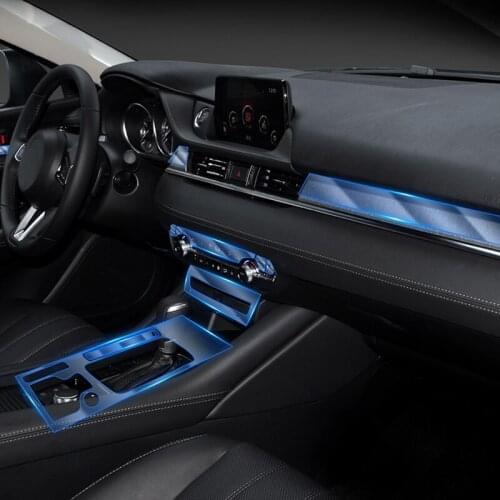 For Mazda 6 Atenza 2020 Gear Panel Car Interior Dashboard TPU Film Transparent Anti-scratch Protective Film