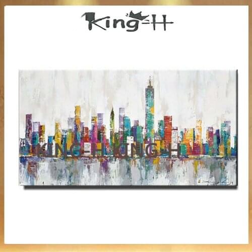 Handpainted Abstract Oil Painting Beautiful Landscape Art Pictures On Canvas For Home Decor Modern Wall Art Abstract Paintings