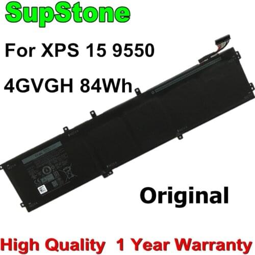 SupStone 84Wh Genuine Original 4GVGH 1P6KD Laptop Battery For Dell XPS 15 9550,Precision 5510 M7R96 P56F P56F001 T453X 62MJV