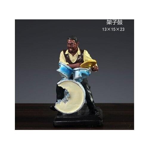 Wedding American style music resin sculpture statue real apple Home Furnishing ornaments manufacturers selling customized gifts