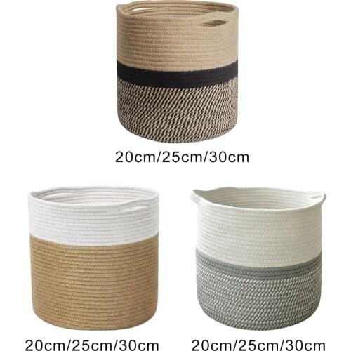 Woven Decorative for Home Dirty Clothes Basket Laundry Basket