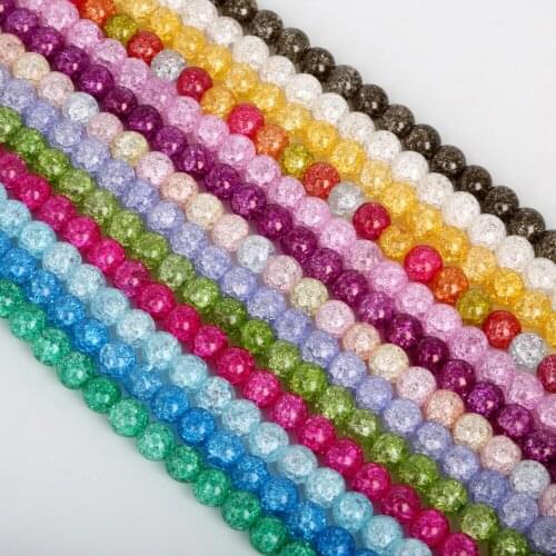 High Quality 6mm/8mm/10mm Multi Colors Loose Round Crystal Quartz Rock Spacer Beads for Necklace & Bracelet & DIY Jewelry Making