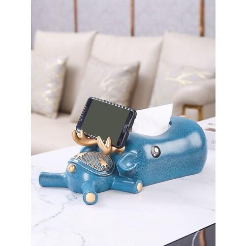 Drawer Box Modern Coffee Table Storage European-Style Tissue Box Decoration Living Room High-End Home Furnishings Napkin Tray