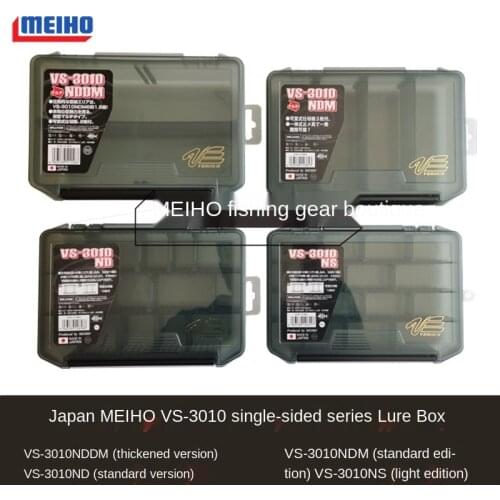 100% Original Japan MEIHO VS-3010 Bait Box Soft Bait Box Fishing Tackle Box Lure Bait Storage Boxes Plastic Case
