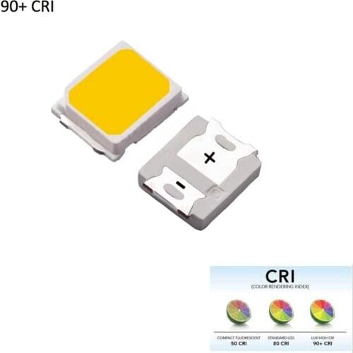 200PCS CRI+90 2700K 2835 SMD LED 3V 60ma 18-20lm Shipping Via Aliexrpess Standard Air Mail