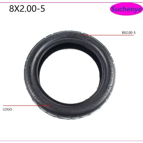 8 inch Pneumatic Tire 8X2.0-5 Outer Tire for Electric Scooter Baby Trolley Motorcycle 8*2.00-5 Durable Tire