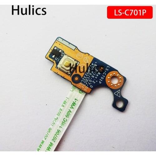 Hulics Original For HP Notebook 15-AY Series 435MW232L01 LS-C701P Laptop Power Button Board With Cable
