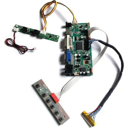 For LM195WD1/LM195WD2/LM200WD3/LM200WD4 WLDE 60Hz screen 1600*900 VGA+DVI LVDS 30Pin M.NT68676 display controller board kit
