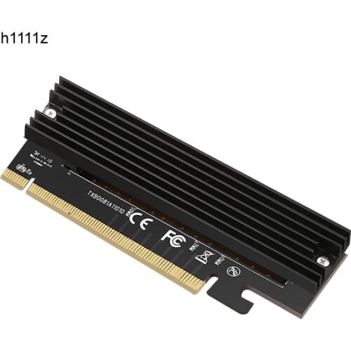 M.2 NVMe SSD Adapter M2 to PCIE 3.0 X16 Controller Card M Key Interface Support PCI Express 3.0 x4 2230-2280 Size free shipping