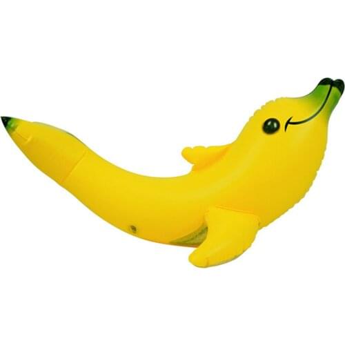Creatives New Inflatable PVC Cute Banana Dolphin Toys Water Park Baby Play Inflatable Sea Animal Toys Inflatable Toys Piscina
