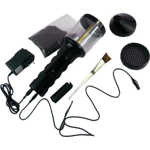 Mini Flocking Machine Portable Static Grass Flock Applicator Train Diorama Scenery for Plantings Landscape Construction Models