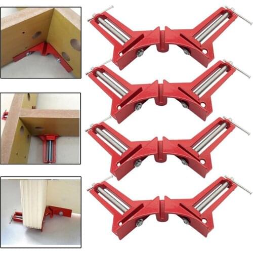 Multifunction 4inch 90 degree Right Angle Clip Picture Frame Corner Clamp 100mm Mitre Clamps Corner Holder Woodworking Hand Tool