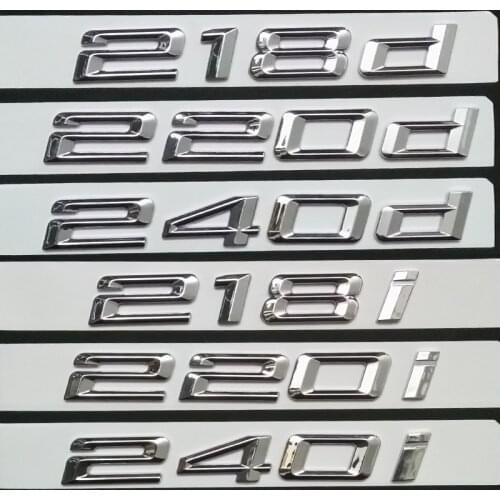 Original Design M peroformance car rear sticker for BMW 2 series F21 218i 220i 240i 218d 220d 240d