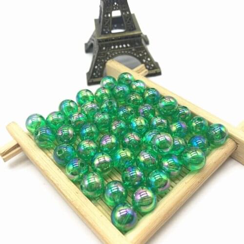 New 8mm 50pcs AB Round Spacer Loose Beads DIY Jewelry Making Necklace Bracelet Earring Accessories#11