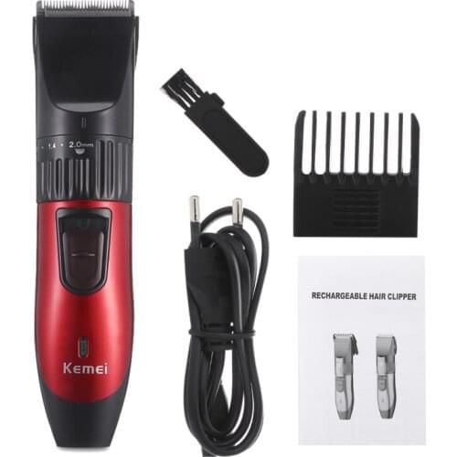 New Kemei Rechargeable Hair Clipper Ceramic for Men Beard Electric Shaver Professional Hair Trimmer Hair Cutting Machine F30
