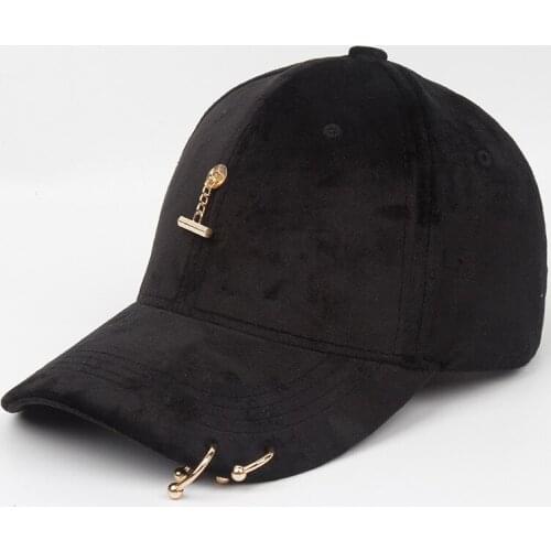 Autumn Winter Suede Baseball Caps Solid snapback men women Hip hop Tour Hat Ring Adjustable Baseball Cap Garros hat