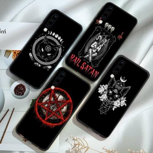 Pentagram 666 Demonic Satanic Phone Case For Huawei Mate 9 10 20 Pro lite 20x nova 3e P10 plus P20 Pro Honor10 lite