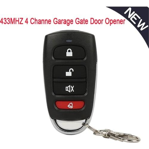 433MHZ Remote Control 4 Channe Garage Gate Door Opener Remote Control Duplicator Clone Cloning Code Car Key Remote Control