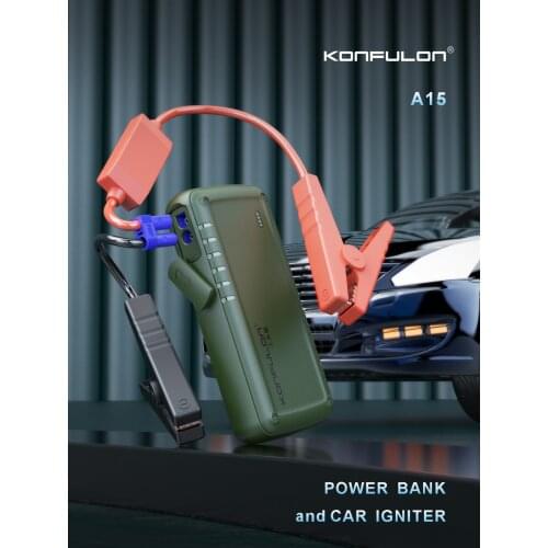 Starting Device Portable Emergency Car Booster Auto Car Battery Charger Gas Car Jump Starter700A Power Bank 12V 9800Mah