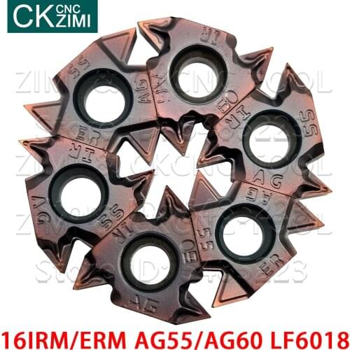 16IRM 16ERM AG55 LF6018 16IRM 16ERM AG60 LF6018 Carbide insert Threading insert CNC Metal lathe cutting tool for stainless steel