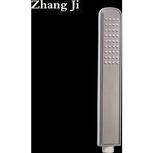 Zhangji Bar Type Elegant ABS Hand Shower Head Chrome Water Saving White Shower Nozzle Silver Covering Bath Rain Shower Heads