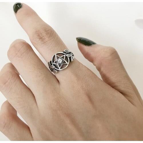 Authentic 100% 925 Sterling Silver Dazzling Shining Star Finger Ring for Women Luxury Fashion Jewelry S925 Gift