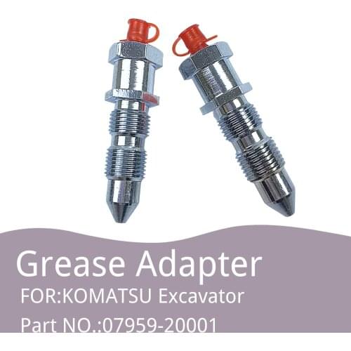 07959-20001 Valve Grease Adapter KOMATSU PC200 PC100 PC400 Replacement Excavator Parts Mobile Debris Crusher BR200J-1 BR200J-1A