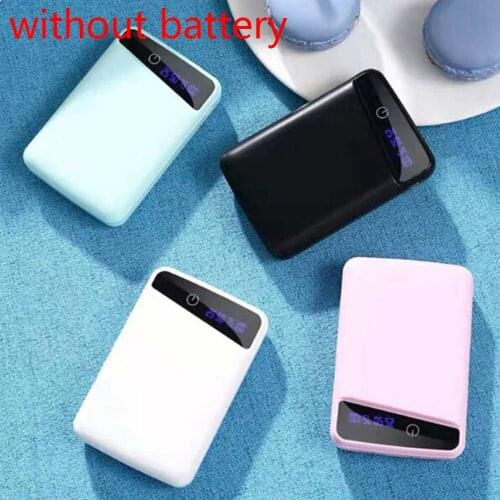 1pc USB Ports Power Bank DIY 3x 18650 Battery Charger External Box For Mobile Phones 4 Colors 5V1A