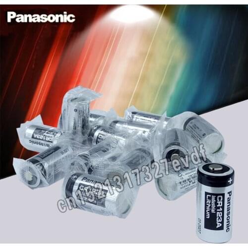 20pcs/lot Original Panasonic 123 Lithium 3V Arlo Camera Battery CR123A CR17345 DL123A EL123A 123A