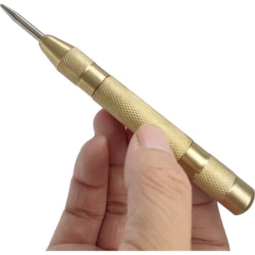 5 Inch automatic Center Punch marking holes tool HSS Spring Loaded