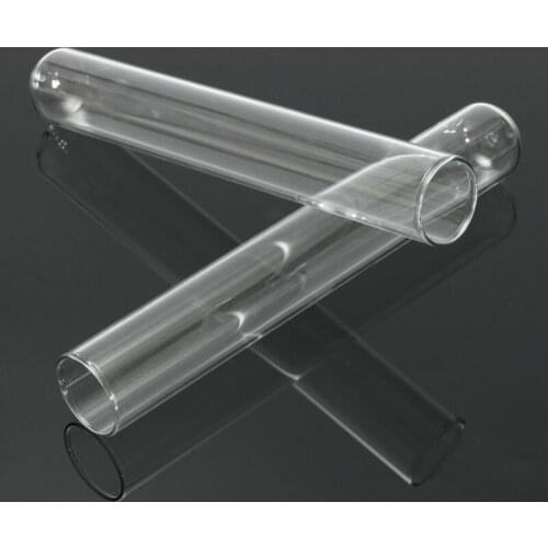 5 pieces of transparent Glass Test Tubes with U-shaped Bottom for School/Laboratory Glassware,Heat resistance,chemical stability