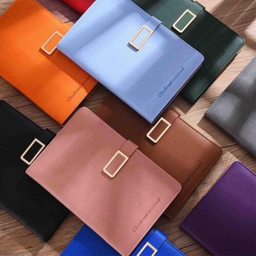 A5 Dairy New Checkered Notepad Lock Notebook Personal Password Leather Soft Cover Squred Books For Records Office Accessories