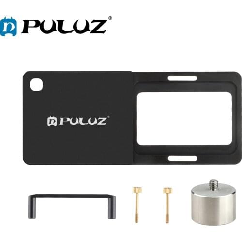 PULUZ Mobile Phone Gimbal Switch Mount Plate Adapter Compatible For GoPro HERO 9 Black For DJSMO Phone Gimbal