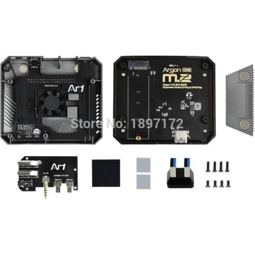 Raspberry Pi 4B Argon One M.2 SSD Aluminum Case, With M.2 SSD Expansion Slot