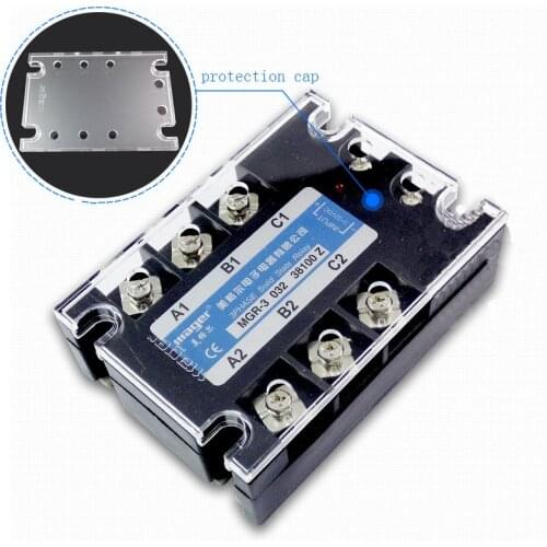 Free shipping 1pc High quality 100A Mager SSR MGR-3 032 38100Z DC-AC Three phase solid state relay DC control AC 100A 380V