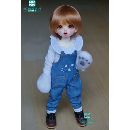 BJD doll clothes fist 27cm-28cm 1/6 BJD doll fashion shirt + strap trousers