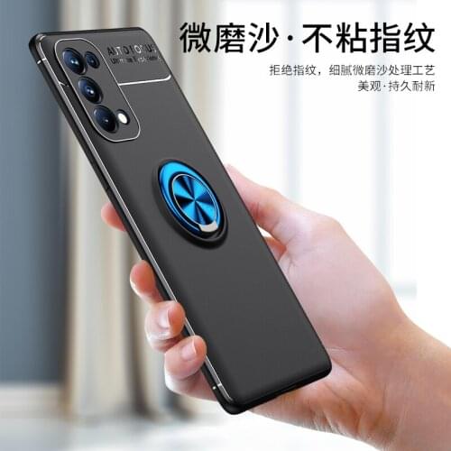 360 Magnetic Metal Ring Bracket Case For OPPO A54 A74 A94 5G A93 A53 A5 A9 2020 A72 A92 A5s AX7 Soft TPU Shockproof Back Cover