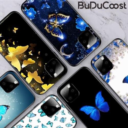 Reall Butterfly Phone Case for iphone 11 Pro 11 Pro Max X XS XR XS MAX 8plus 7 6splus 5s se 7plus SE 2020 case