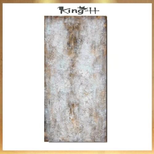 Cheap Best selling Wall decor picture Hand-painted abstract canvas oil painting light color for Entrance home decor unframed