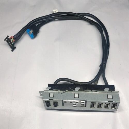 FOR Dell 5F85N 05F85N Optiplex 7020 9020 MT Front USB Audio LED IO Panel & Cables