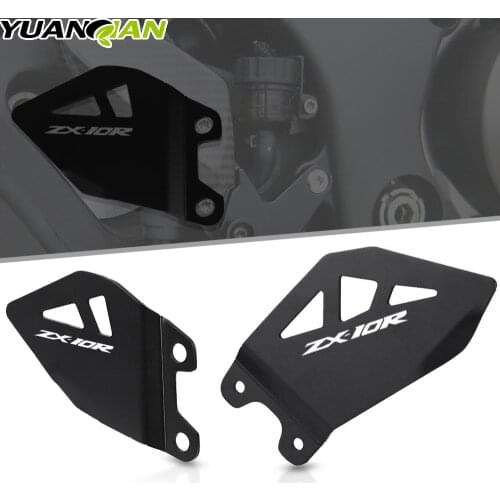 For KAWASAKI ZX-10R ZX10R NINJA ZX-10RR ZX 10 RR Foot Peg Heel Protection Protective Film Mount Heel Guard Protector Accessories